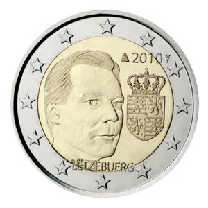 2 euros commémorative Luxembourg 2010 - Armoiries du Grand-Duc.