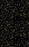 Tapis d'intérieur Noël 70 x 140 cm - Noir
