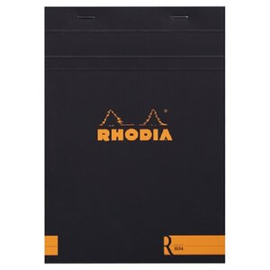 Bloc-Notes Agrafé « le R » N°16 Noir - A5 - 70 Feuilles Détachables