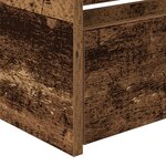 vidaXL Canapé avec tiroir Bois ancien Bois d'ingénierie 75 x 190 cm
