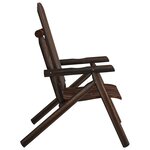 vidaXL Chaise de jardin 68x86x103 cm bois massif d'épicéa