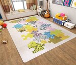 Tapis enfant Puzzle 100 x 150 cm - Beige