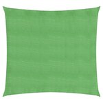 vidaXL Voile d'ombrage 160 g/m² Vert clair 6x6 m PEHD