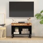 vidaXL Meuble TV 60x33x43 5 cm bois massif de récupération