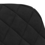 vidaXL Chaises à manger lot de 2 Noir Velours
