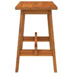 vidaXL Tabouret 45x29x45 cm Rectangulaire Bois d'acacia solide