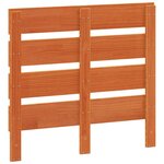 vidaXL Tête de lit cire marron 90 cm bois massif de pin