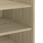 vidaXL Table de chevet chêne sonoma 45x50x50 cm bois d’ingénierie