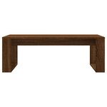 vidaXL Table basse chêne marron 102x50x35 cm bois d'ingénierie