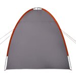vidaXL Tente de rangement gris et orange imperméable