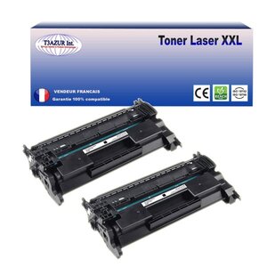 T3AZUR - 2x Toners compatibles avec Canon 052 pour Canon LBP-212dw  LBP-215x  LBP-214dw Noir - 3 200p