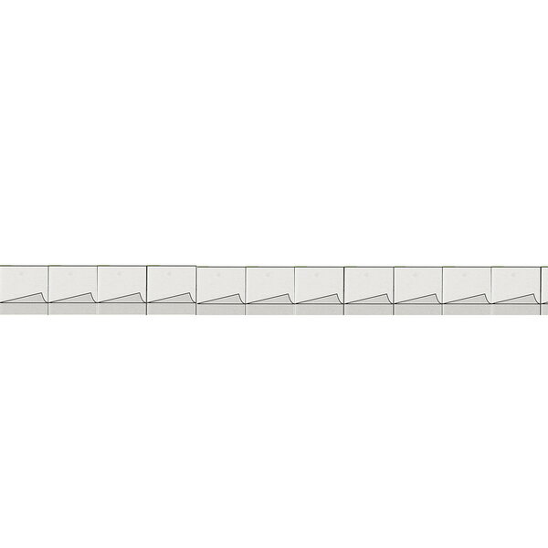 Boite distributrice 600 autocollants double face blanc - 10 x 12 mm