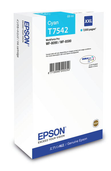 Epson encre cyan xxl 7000 pages encre cyan xxl 7000 pages wf-8x90