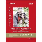 Papier photo CANON - Paquet 20 feuilles papier photo format A4 260g PP-201 2311B019