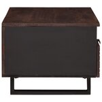 vidaXL Table basse 80x54x40 cm en bois massif
