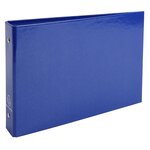 Classeur Rigide Rembordé Pour Fiches Bristol 125x200mm 2 Anneaux 25mm Iderama - Couleurs Assorties - X 10 - Exacompta
