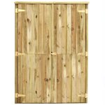 vidaXL Abri à outils de jardin 123x50x171 cm Pinède imprégnée