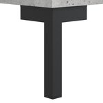vidaXL Buffet gris béton 69 5x32 5x180 cm bois d'ingénierie