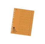 Intercalaires En Carte Recyclée - Paquet De 100 - Orange - X 500 - Falken