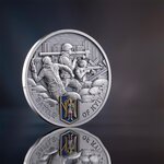 Pièce de monnaie en Argent 10 Cedis g 62.2 (2 oz) Millésime 2024 BATTLE OF KYIV