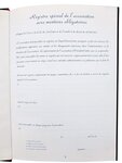 Registre Spécial de l'association 100 pages format 297 x 210 Bleu ELVE