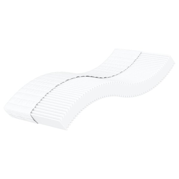 vidaXL Matelas en mousse blanc 90x190 cm dureté H2 H3