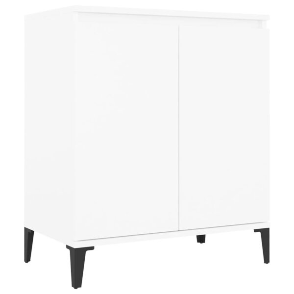 vidaXL Buffet blanc 60x35x70 cm bois d'ingénierie