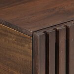 vidaXL Table basse marron 80x51x40 cm bois de massif manguier