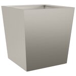 vidaXL Jardinière 50x50x50 cm acier corten