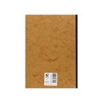 Age Bag carnet broché 14,8x21 192p Uni tabac CLAIREFONTAINE