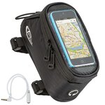 Tectake Étui a vélo pour Smartphone pour cadre de vélo, Imperméable - 18 x 8,5 x 8,5 cm