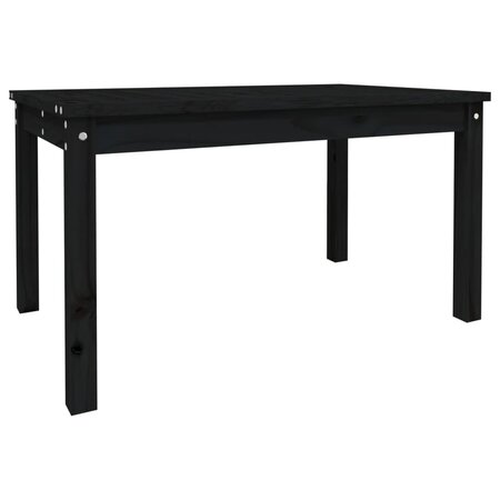 vidaXL Table de jardin noir 82 5x50 5x45 cm bois massif de pin