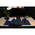 Sous Main Souple Pu Bicolore - 43x90cm - Marine/ciel - Exacompta