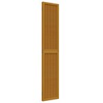 vidaXL Cloison de séparation 3 panneaux marron bois paulownia massif