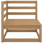 Canapé d'angle de jardin 70 x 70 x 67 cm bois de pin massif marron 02_0013209