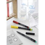 Feutre multimark permanent f jaune faber-castell