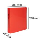 Clas Pp Cristal 23x22 2ax-30 Écart.80mm - Couleurs Assorties - X 15 - Exacompta