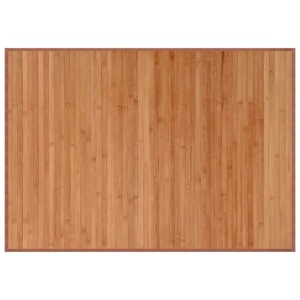vidaXL Tapis rectangulaire naturel 70x100 cm bambou