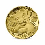 Disney Le Roi Lion - 30ème anniversaire - Monnaie de 5€ Or 1/2g