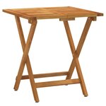 vidaXL Ensemble de bistro pliable 3 Pièces avec coussins Acacia solide