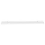 vidaXL Étagères murales 4 Pièces Blanc 115x9x3 cm