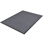 vidaXL Paillassons 4 Pièces PVC Gris 90x60 cm