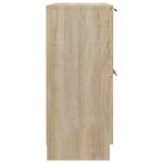 vidaXL Buffet Chêne sonoma 60x30x70 cm Bois d'ingénierie