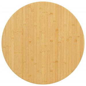 vidaXL Dessus de table Ø90x2 5 cm bambou