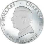 Pièce de monnaie en Argent 5 Dollars g 31.1 (1 oz) Millésime 2024 Big City Lights SAN FRANCISCO
