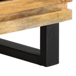 vidaXL Meuble TV 70x34x46 cm bois massif de manguier brut