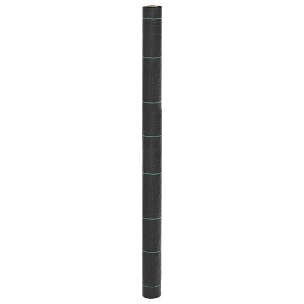 vidaXL Membrane anti-mauvaises herbes noir 1 5x10 m PP