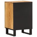 vidaXL Armoire de salle de bain 38x34x58 cm bois manguier massif brut