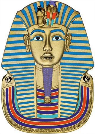 Pièce de monnaie en Cupronickel - Or 2 Cedis g 22.5 Millésime 2022 Legacy of Egypt TUTANKHAMUN