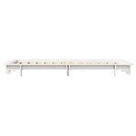 vidaXL Cadre de lit sans matelas blanc 90x200 cm bois de pin massif